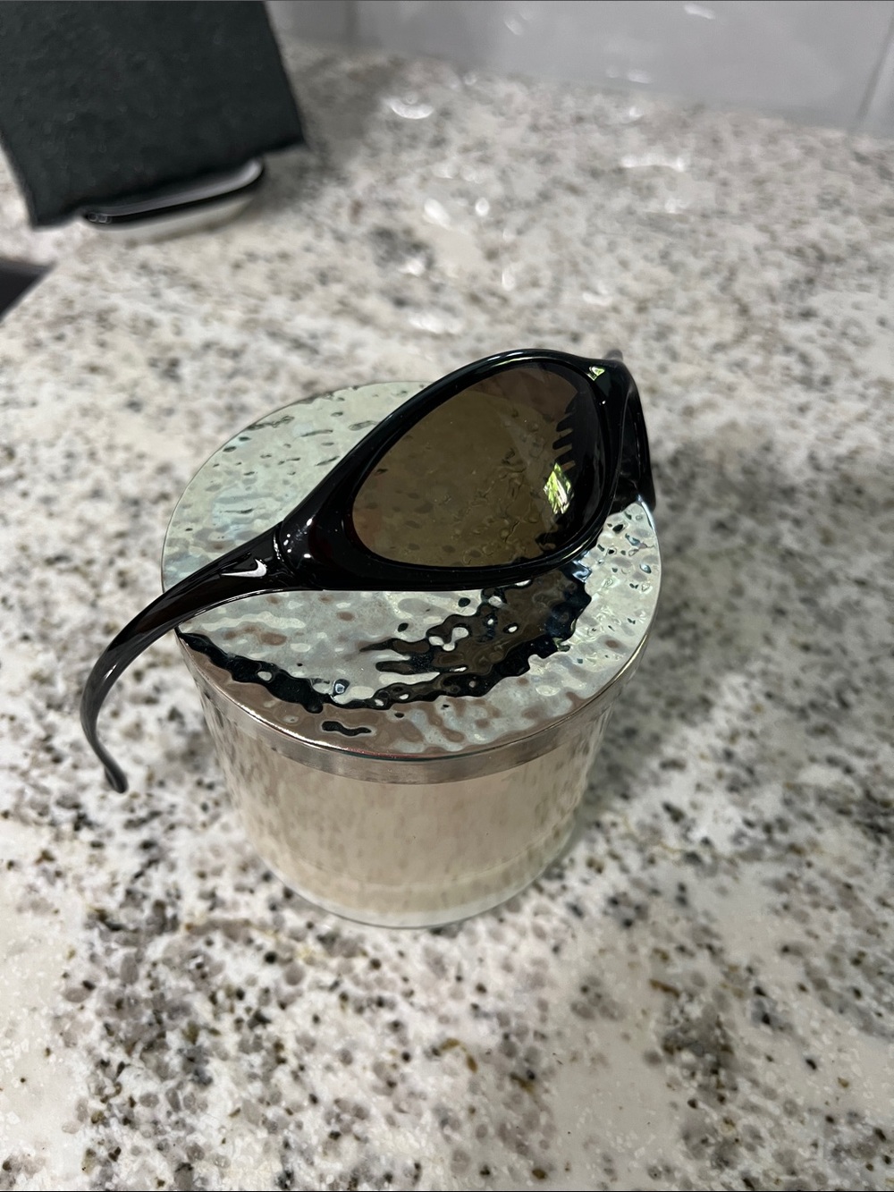 Nike Black Sunglasses with Brown Lenses made in Japan. Plus case